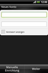 HTC Explorer - E-Mail - Konto einrichten - 2 / 2