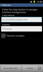 Samsung Galaxy Ace 2 - E-Mail - Konto einrichten - 1 / 1