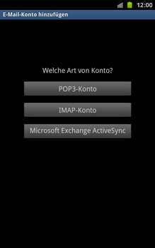 Samsung Galaxy Note - E-Mail - Konto einrichten - 2 / 2