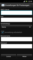 Sony Ericsson Xperia Ray mit OS 4 ICS - E-Mail - Konto einrichten - 0 / 0