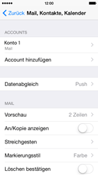 Apple iPhone 5s - E-Mail - Konto einrichten - 0 / 0