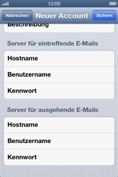 Apple iPhone 4 - E-Mail - Konto einrichten - 0 / 0