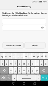 Huawei P9 Plus - E-Mail - Konto einrichten - 1 / 1