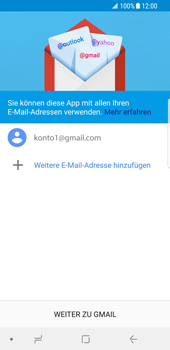 Samsung Galaxy S8 - E-Mail - Konto einrichten (gmail) - 12 / 15