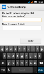 Alcatel Pop C3 - E-Mail - Konto einrichten - 0 / 0