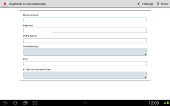 Samsung Galaxy Tab 2 10-1 - E-Mail - Konto einrichten - 1 / 1