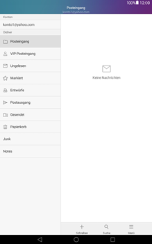 Huawei MediaPad T1 (10.0) LTE - E-Mail - Konto einrichten (yahoo) - 3 / 11