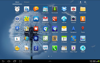 Samsung Galaxy Note 10-1 - Internet - Manuelle Konfiguration - 3 / 22