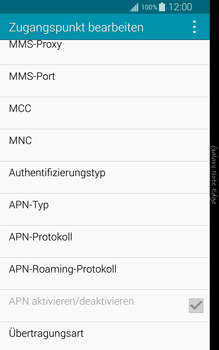 Samsung Galaxy Note Edge - Internet - Manuelle Konfiguration - 1 / 1