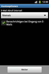 Samsung Galaxy Ace i - E-Mail - Konto einrichten - 2 / 2