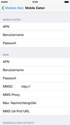 Apple iPhone 6 - Internet - Manuelle Konfiguration - 6 / 10