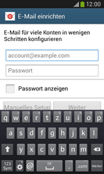 Samsung Galaxy Ace 3 - E-Mail - Konto einrichten - 1 / 1