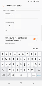 Samsung Galaxy S8 - E-Mail - Konto einrichten - 2 / 2
