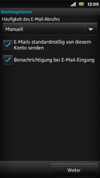 Sony Xperia U - E-Mail - Konto einrichten - 2 / 2