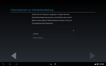 Sony Xperia Tablet Z LTE - Apps - Konto anlegen und einrichten - 15 / 27