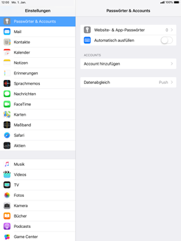 Apple iPad Pro 9.7 inch - E-Mail - Konto einrichten (outlook) - 4 / 12
