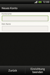 HTC Desire C - E-Mail - Konto einrichten - 2 / 2