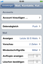 Apple iPhone 3G - E-Mail - Konto einrichten - 2 / 2