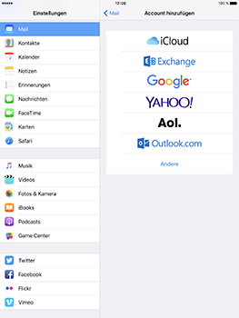 Apple iPad Pro 9.7 inch - E-Mail - Konto einrichten (outlook) - 5 / 11