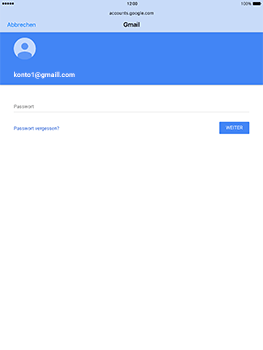 Apple iPad Air 2 - E-Mail - Konto einrichten (gmail) - 0 / 0