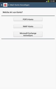 Samsung Galaxy Tab 3 8-0 LTE - E-Mail - Konto einrichten - 0 / 0