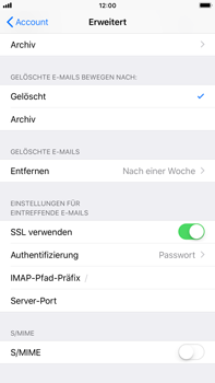 Apple iPhone 8 Plus - E-Mail - Konto einrichten - 24 / 30