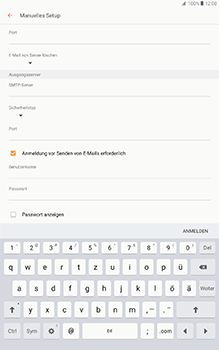 Samsung Galaxy Tab A 10.1 - E-Mail - Konto einrichten - 1 / 1