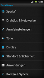 Sony Xperia Sola - Internet - Manuelle Konfiguration - 4 / 22