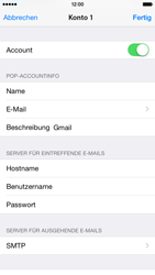 Apple iPhone 6 - E-Mail - Konto einrichten - 1 / 1