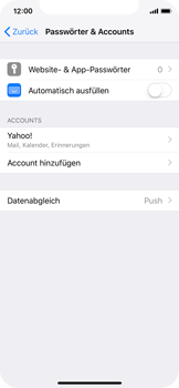 Apple iPhone X - E-Mail - Konto einrichten (yahoo) - 9 / 11
