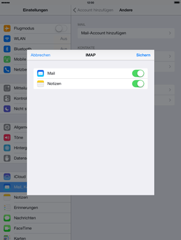 Apple iPad Air - E-Mail - Konto einrichten - 14 / 27