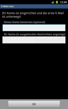 Samsung Galaxy Note - E-Mail - Konto einrichten - 2 / 2