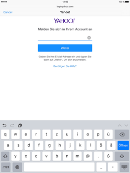 Apple iPad Pro 9.7 inch - E-Mail - Konto einrichten (yahoo) - 7 / 13