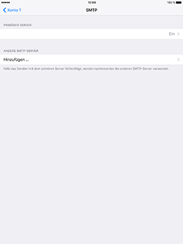 Apple iPad Mini 4 - E-Mail - Konto einrichten - 2 / 2