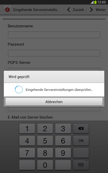 Samsung Galaxy Note 8-0 - E-Mail - Konto einrichten - 1 / 1