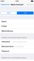 Apple iPhone 5s - E-Mail - Konto einrichten - 1 / 1