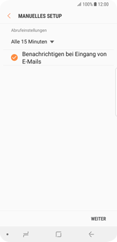 Samsung Galaxy S9 - E-Mail - Konto einrichten - 16 / 20