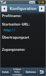 Samsung Jet - Internet - Automatische Konfiguration - 0 / 0