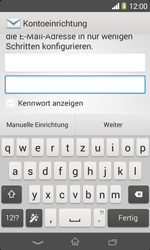 Sony Xperia E1 - E-Mail - Konto einrichten - 2 / 2