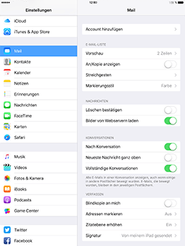 Apple iPad Mini 4 - E-Mail - Konto einrichten (yahoo) - 0 / 0