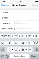 Apple iPhone 4 S - E-Mail - Konto einrichten - 8 / 29