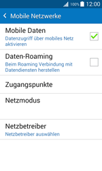Samsung Galaxy J1 - Internet - Manuelle Konfiguration - 0 / 0