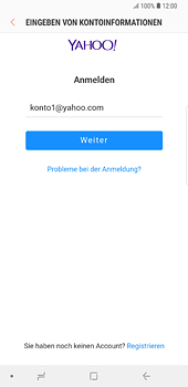 Samsung Galaxy S8 Plus - E-Mail - Konto einrichten (yahoo) - 6 / 11