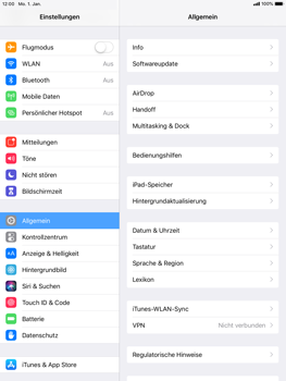 Apple iPad Air 2 - Internet - Manuelle Konfiguration - 6 / 18