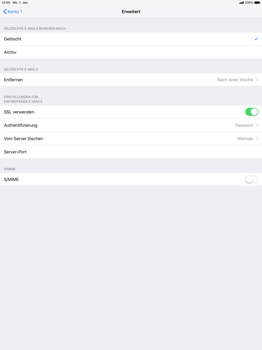Apple iPad Pro 12.9 inch - E-Mail - Konto einrichten - 22 / 27