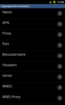 Samsung Galaxy Note - Internet - Manuelle Konfiguration - 10 / 21