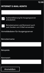 Nokia Lumia 610 - E-Mail - Konto einrichten - 1 / 1