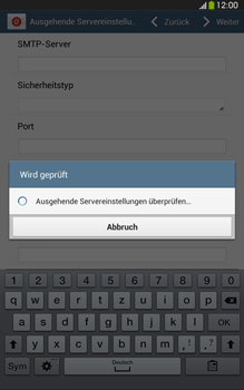 Samsung Galaxy Tab 3 8-0 LTE - E-Mail - Konto einrichten - 2 / 2