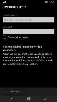 Microsoft Lumia 640 XL - E-Mail - Konto einrichten - 0 / 0