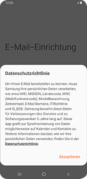 Samsung Galaxy S9 Plus - E-Mail - Konto einrichten (outlook) - 10 / 14